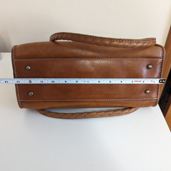 Patricia Nash large Paris satchel, tooled leather - Picture 2 of 16